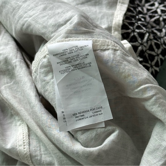 J.Crew Black & White Geometric Print Sleeveless – Size 4 – 100% Cotton - Picture 12 of 12